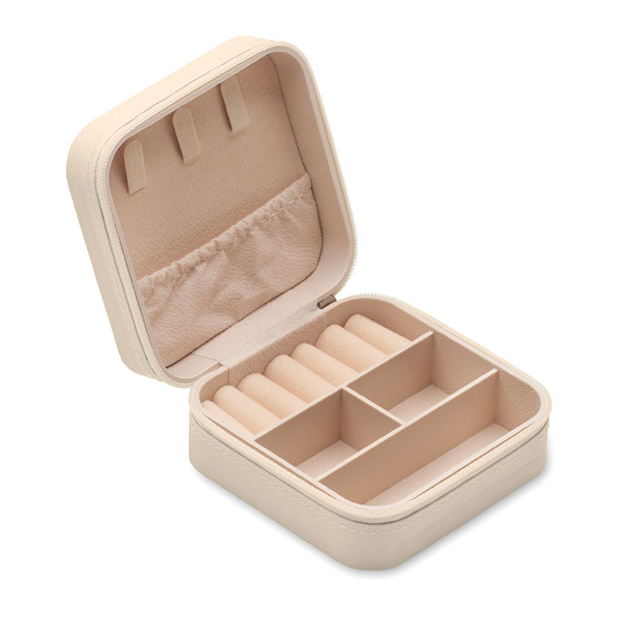 Portagioie da viaggio in PU Beige item picture front