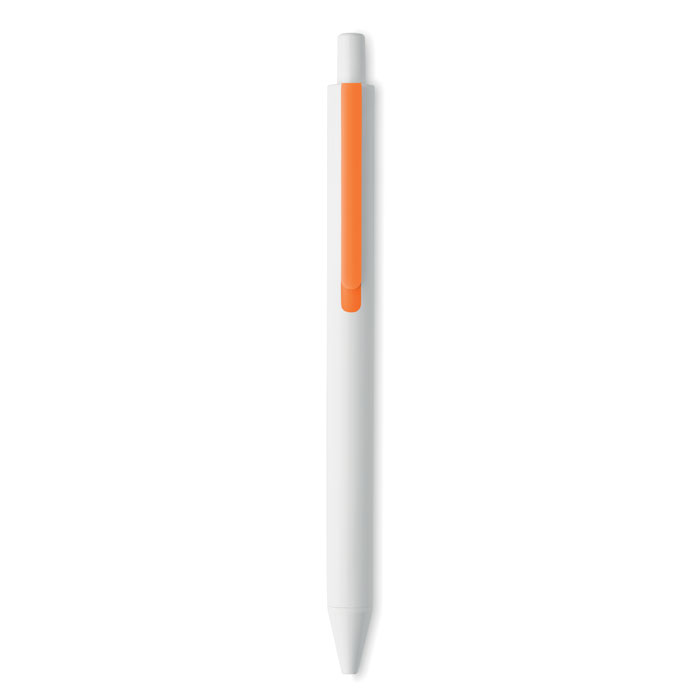 Penna a pulsante in ABS Arancio item picture side