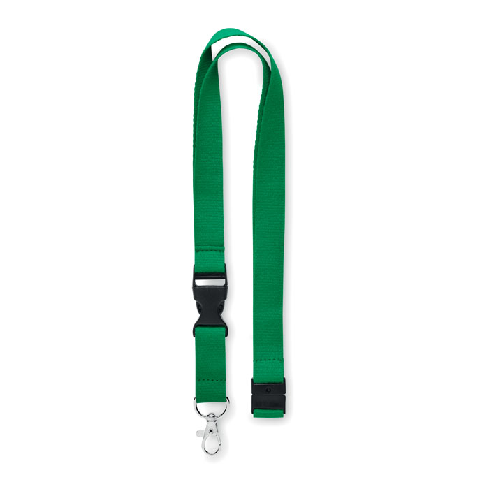 Lanyard cotton 20mm Verde item picture side