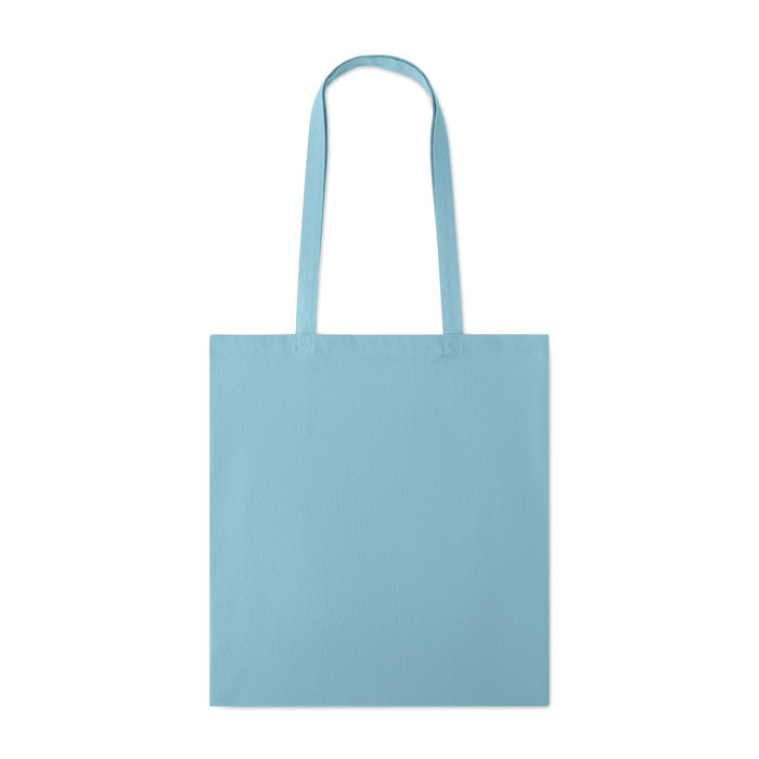 180gr/m² cotton shopping bag Blu Bambino item picture back