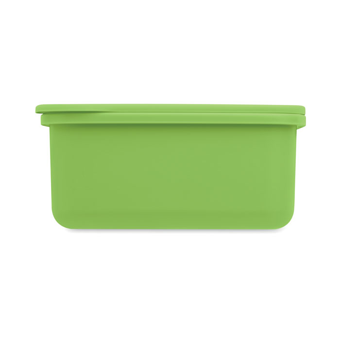 Lunch box with cutlery Lime item picture open