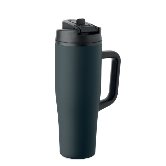 Bicchiere doppio strato 900 ml Francese Navy item picture back