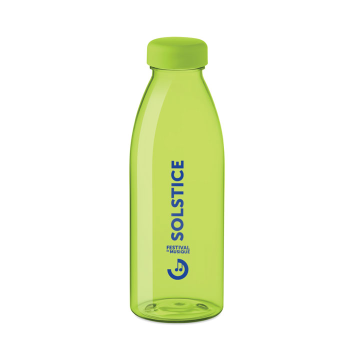 RPET bottle 500ml transparent lime item picture printed