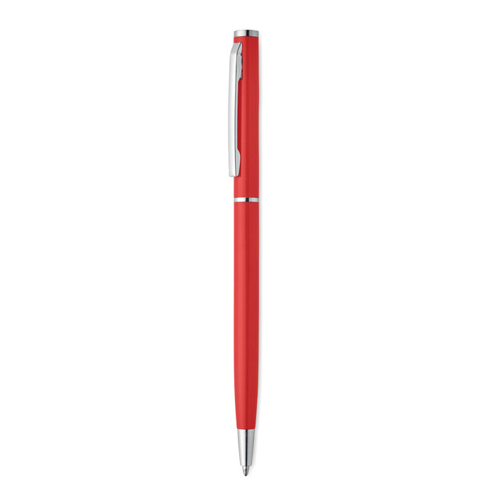 Penna a sfera in alluminio Rosso item picture front
