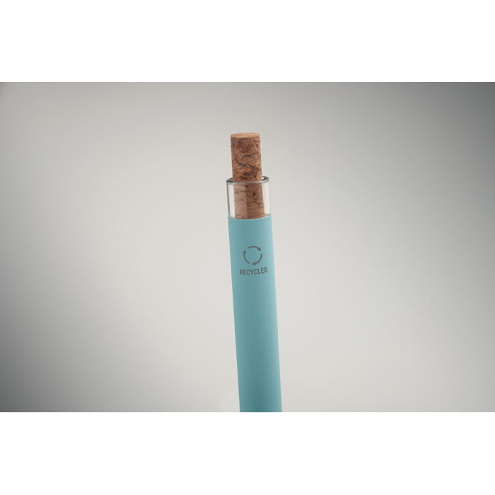 Recycled aluminium pen Blu Bambino item picture side