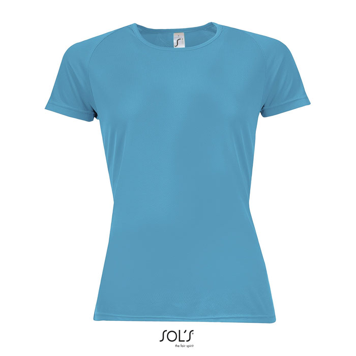 SPORTY WOMEN T-SHIRT  140g Aqua item picture front