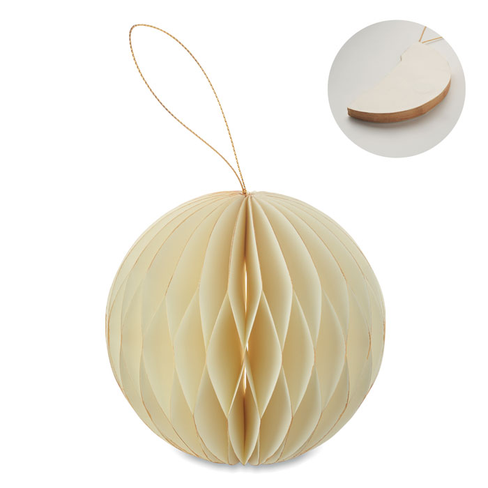 Appendiabiti carta pieghevole Beige item picture front