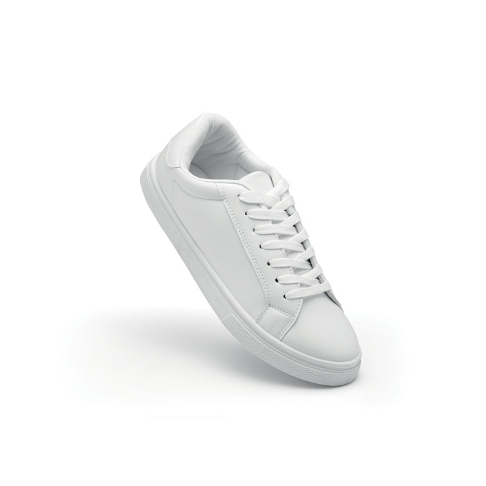 Sneakers in PU 40 Bianco item picture side