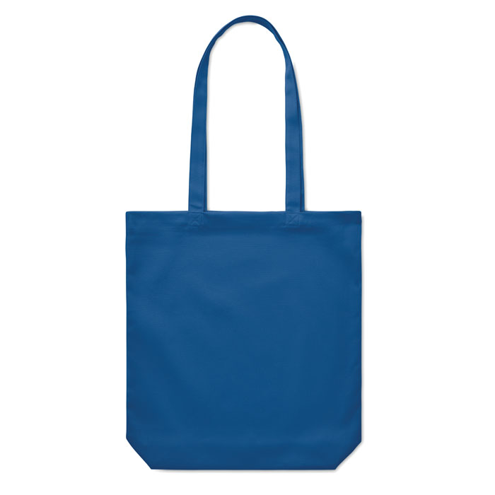 270 gr/m² Canvas shopping bag Blu Royal item picture side
