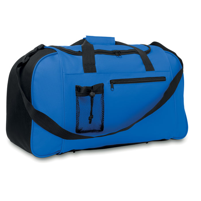 600D sports bag royal blue item picture back