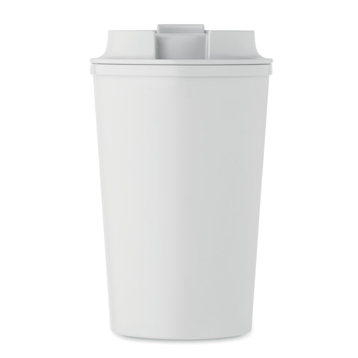 PLA double wall tumbler 350ml Bianco item picture top