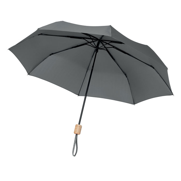 21 inch RPET foldable umbrella Grigio item picture side