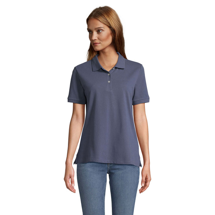 PACIFIC WOMEN POLO Denim item picture front