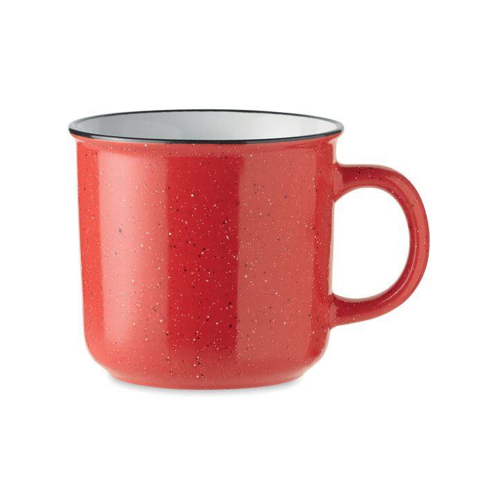 Tazza vintage in ceramica 400 m red item picture front