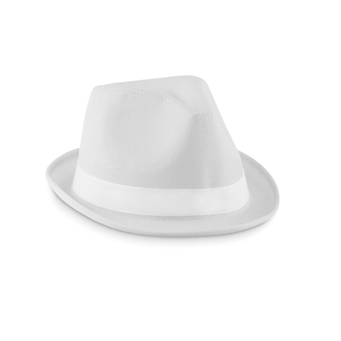 Cappello poliestere colorato white item picture front
