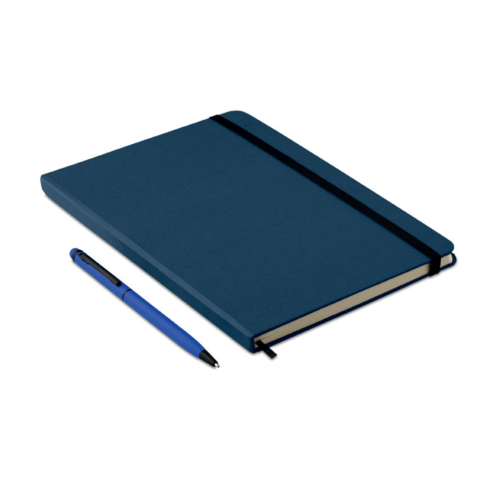 A5 notebook w/stylus 72 lined Blu item picture back