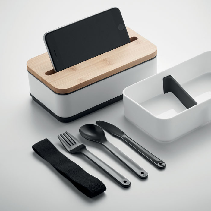 PP lunch box Bianco item picture open