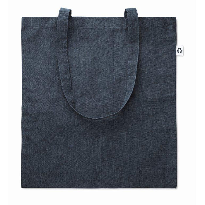 Shopping bag 2 tone 140 gr Blu item picture front
