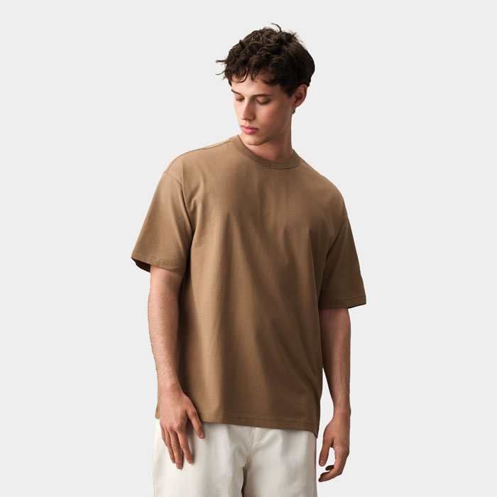 BOXY MEN OVERSIZED T-SHIRT Umber item picture 1