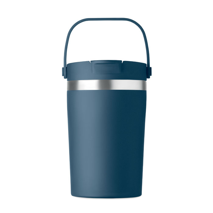 Bicchiere doppio strato 350 ml Francese Navy item picture 2