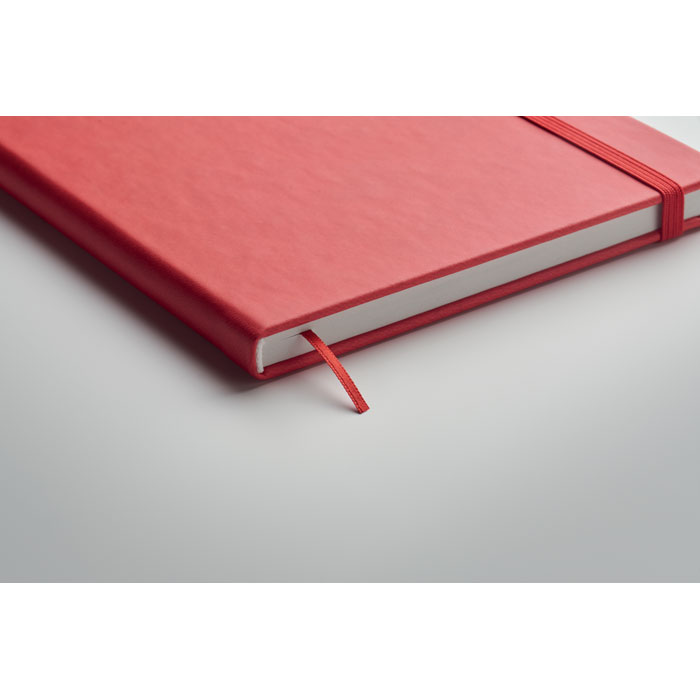 A5 recycled page notebook Rosso item detail picture