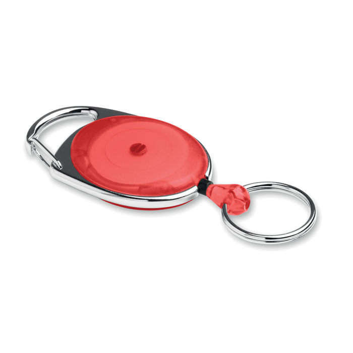 Retractable badge holder Rosso item picture back