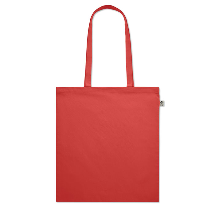 Organic Cotton shopping bag Rosso item picture side