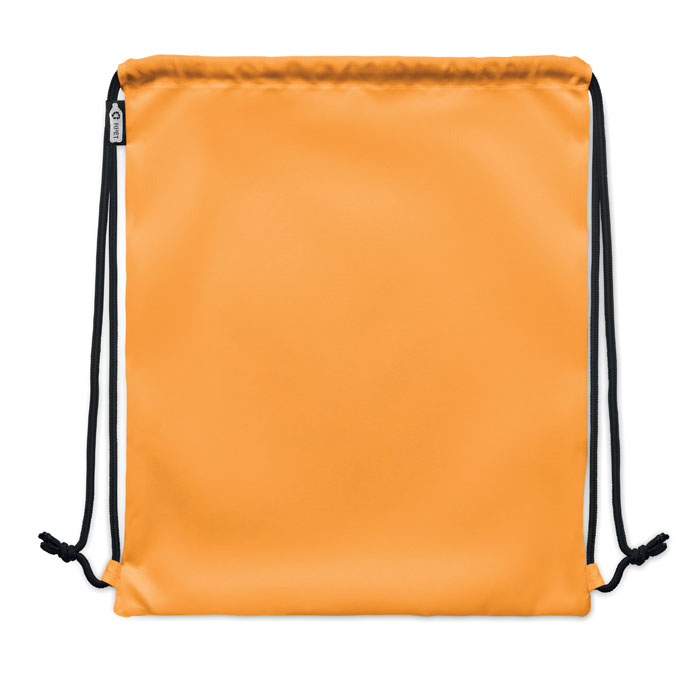 Sacca grande 300D RPET Arancio item picture side