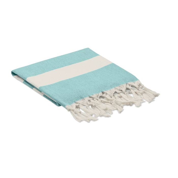Hamman towel blanket 140 gr/m² Turchese item picture open