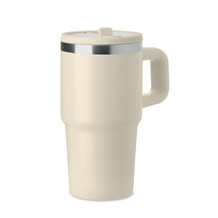 Bicchiere doppio strato. 500ml Beige item picture back