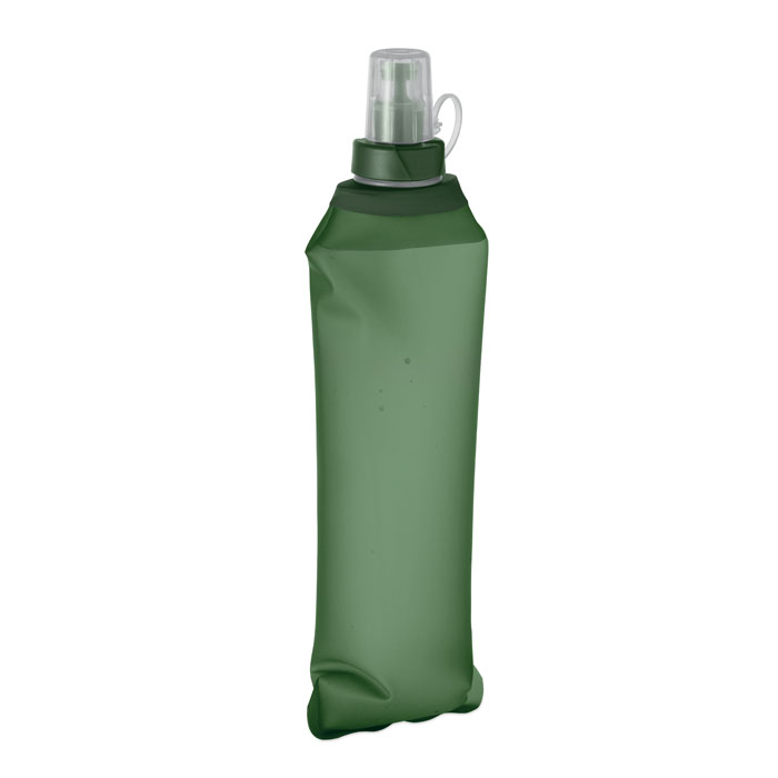 Foldable water bottle 500ml Verde item picture back