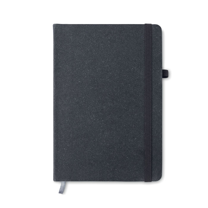 Recycled Leather A5 notebook Nero item picture side