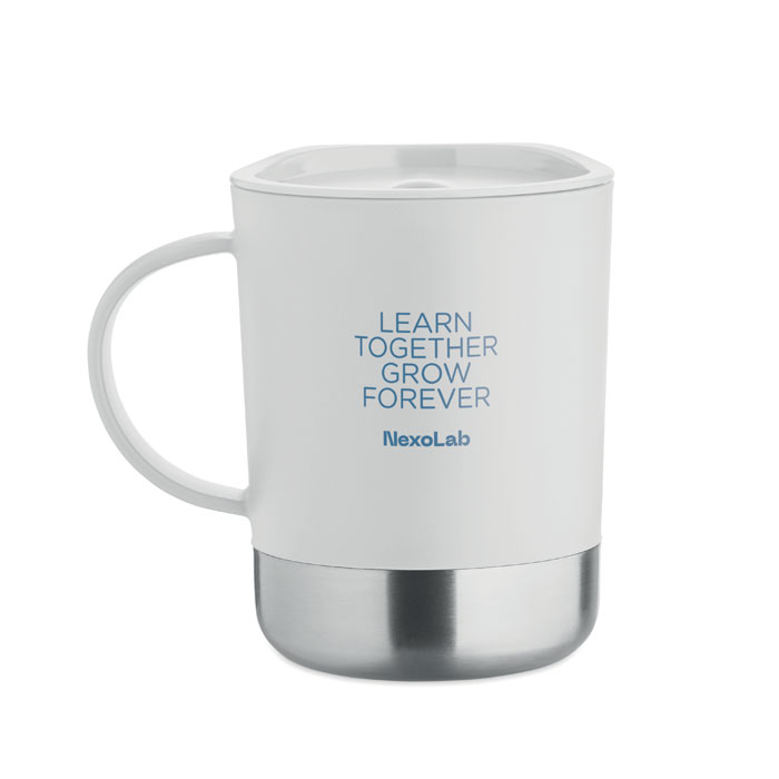 Tazza singolo strato da 300 ml Bianco item picture printed