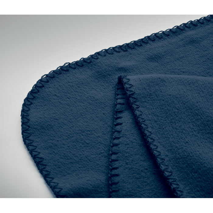 RPET fleece blanket 130gr/m² Blu item detail picture