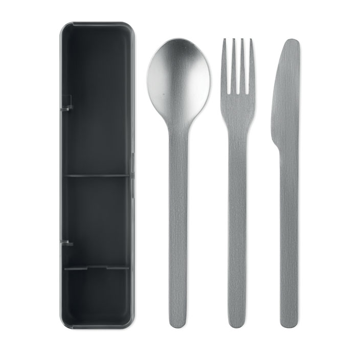 Set posate in acciaio inox Nero item picture top