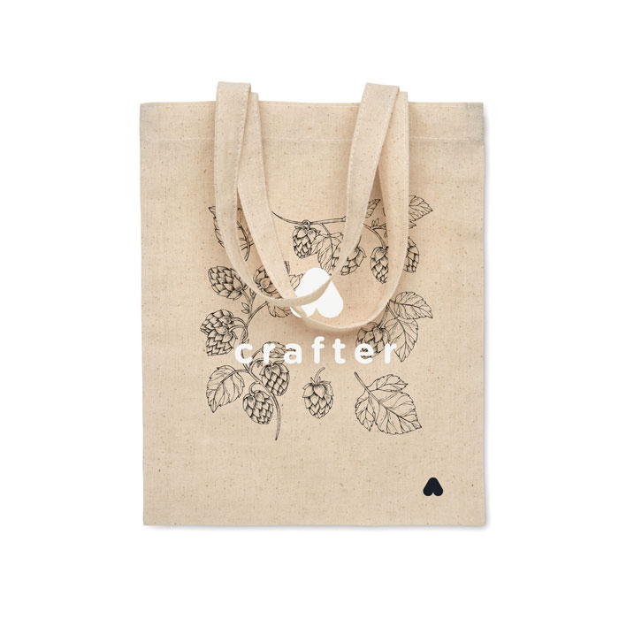 Borsa regalo in cotone140 gr/m² Beige item picture printed