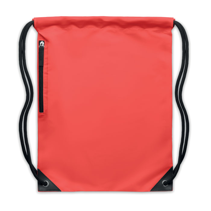Brightning drawstring bag Rosso item picture side
