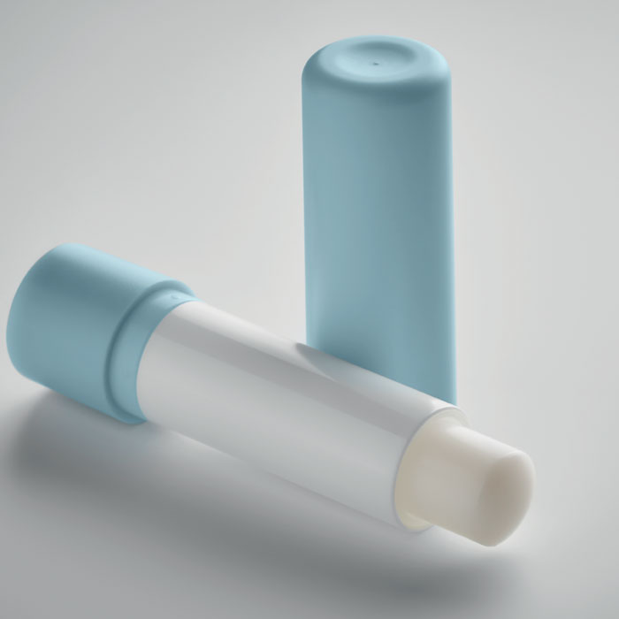 Vegan lip balm in recycled ABS Blu Bambino item detail picture