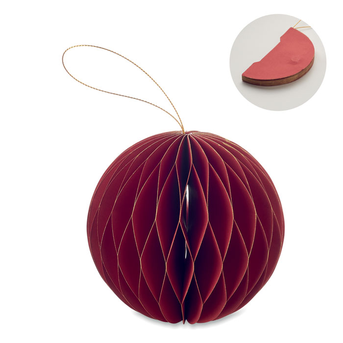 Appendiabiti carta pieghevole Rosso item picture front