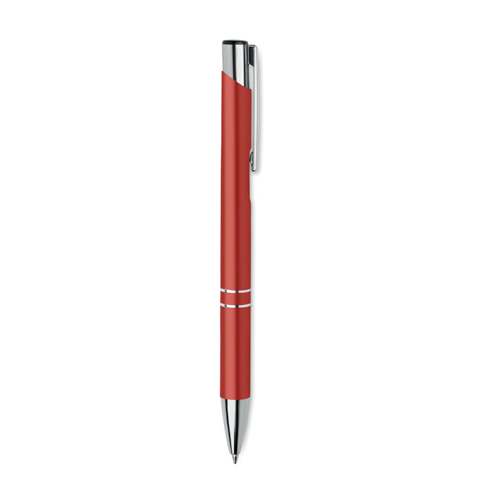 Recycled aluminium ball pen Rosso item picture side