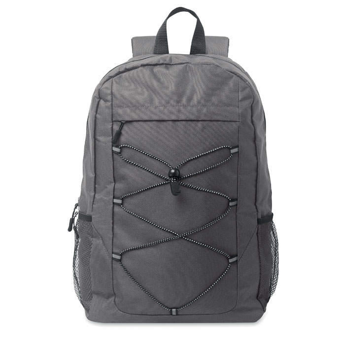 600D RPET polyester backpack Grigio Pietra item picture top