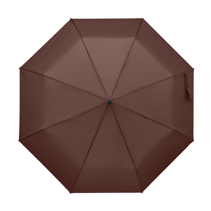 21" auto umbrella wood handle Marrone item picture 1