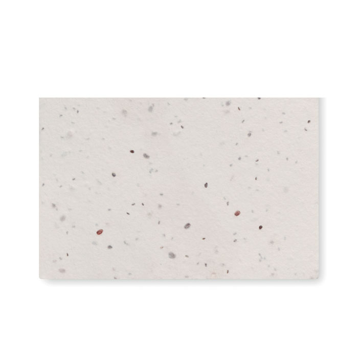 Biglietto da visita con semi di fi Bianco item picture front