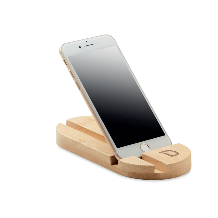 Bamboo tablet/smartphone stand Legno item picture printed