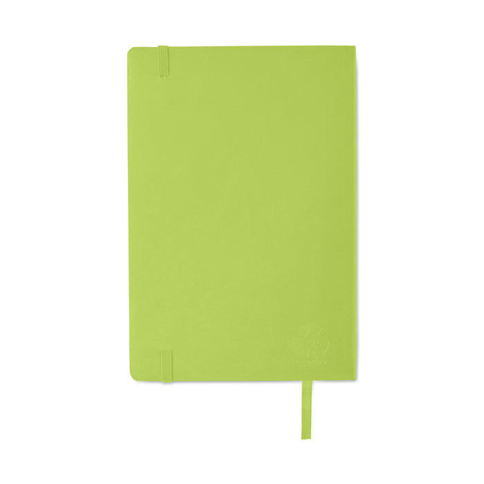 Notebook A5 riciclato Lime item picture back