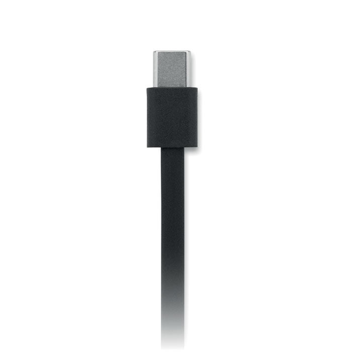 100W retractable charging cable Nero item picture 2