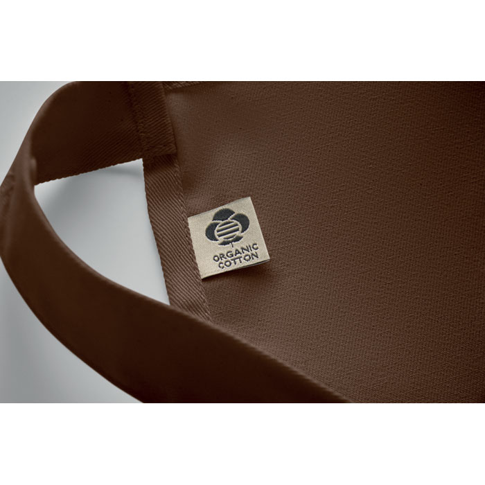 Grembiule in cotone biologico 240 Cioccolato item picture open