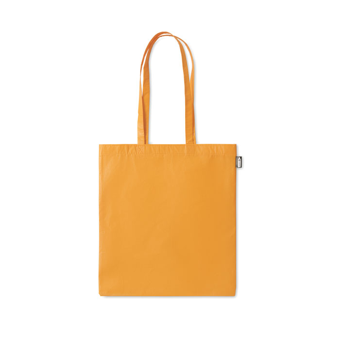 RPET non woven shopping bag orange item picture back