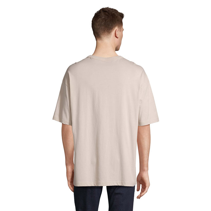 BOXY MEN OVERSIZED T-SHIRT Linen Twin item picture back