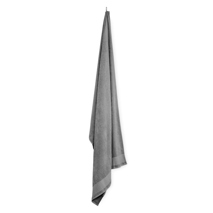 Asciugamano da bagno in cotone Grigio Pietra item picture top